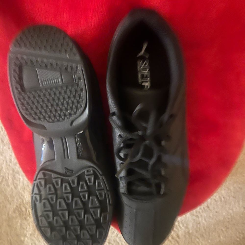 Puma, soft foam size 14, black, brand new